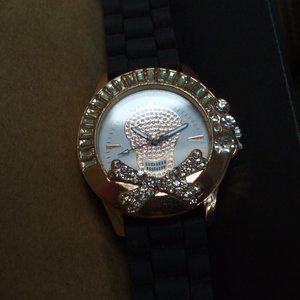 Skull Watch With Bling